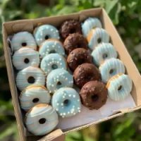 Mini dona choco blanco