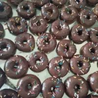 Mini dona choco negro